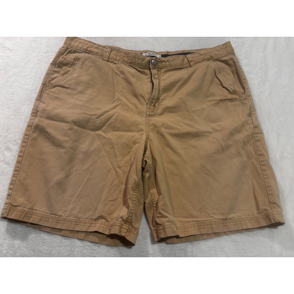Walt Disney World Disney Parks Mens 42 Chino‎ Khaki Shorts Flat Front